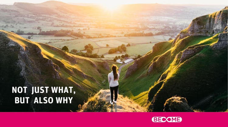 A teenager stands on a hill and looks at the valley beyond - a metaphir for thinking about your life direction