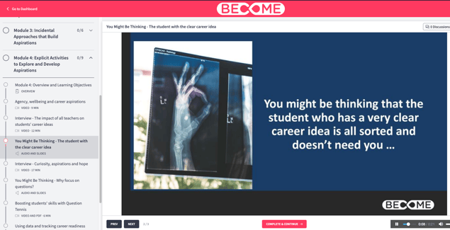 Screensht from Heart of the Future course