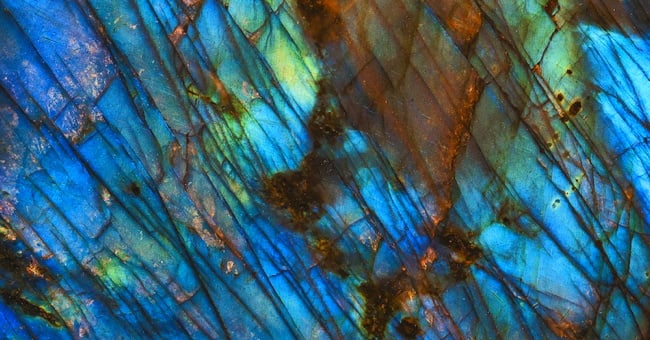 A gemstone with many facets